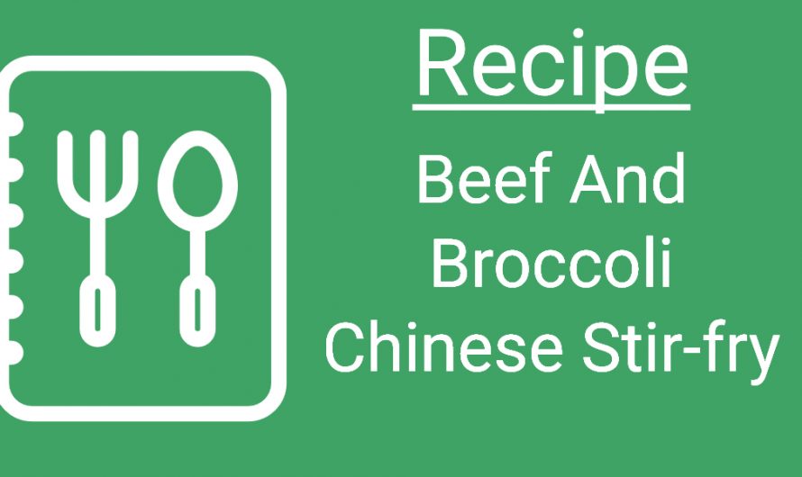 Recipe: Chinese Stir Fry Beef and Broccoli