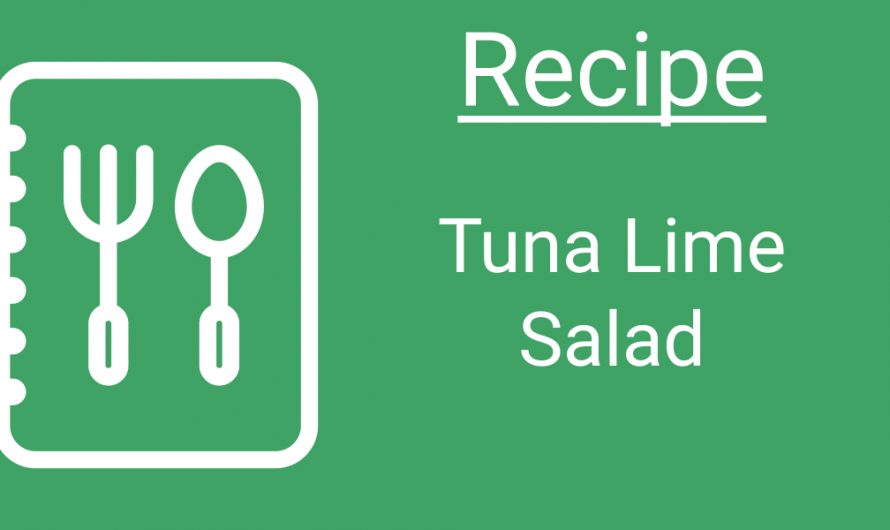 Recipe: Tuna Lime Salad